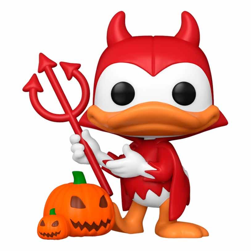 POP figure Disney Mickey and Friends Devil Donald with Pumpkin 5 1 Chase Exclusive
