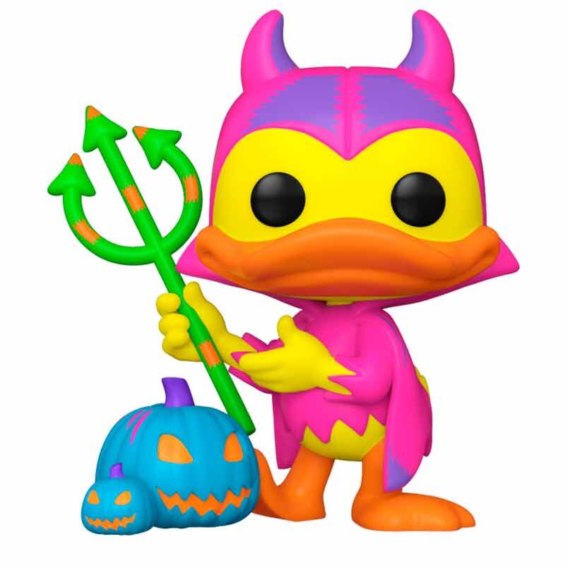 POP figure Disney Mickey and Friends Devil Donald with Pumpkin 5 1 Chase Exclusive