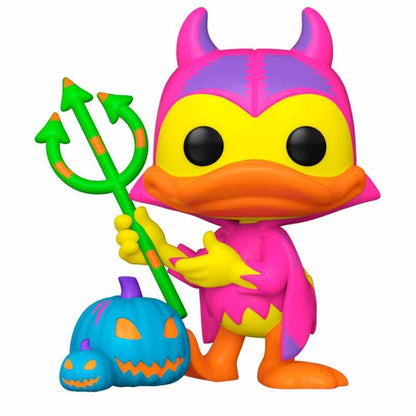 POP figure Disney Mickey and Friends Devil Donald with Pumpkin 5 1 Chase Exclusive