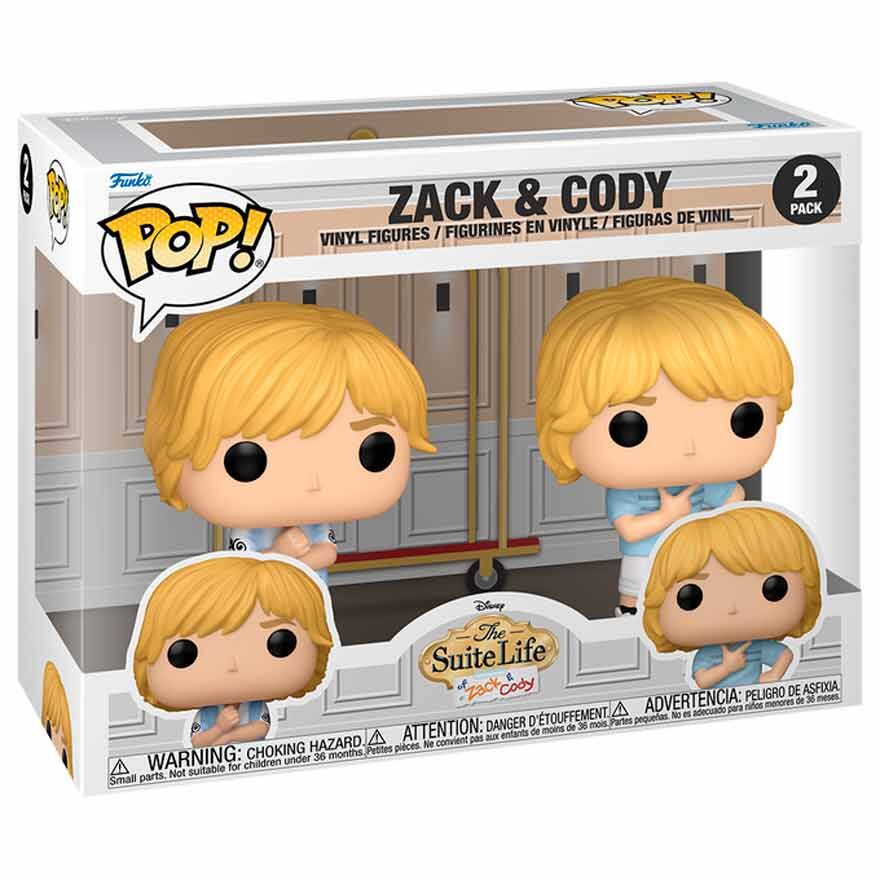 blister 2 pop figures disney the suite life of zack & cody