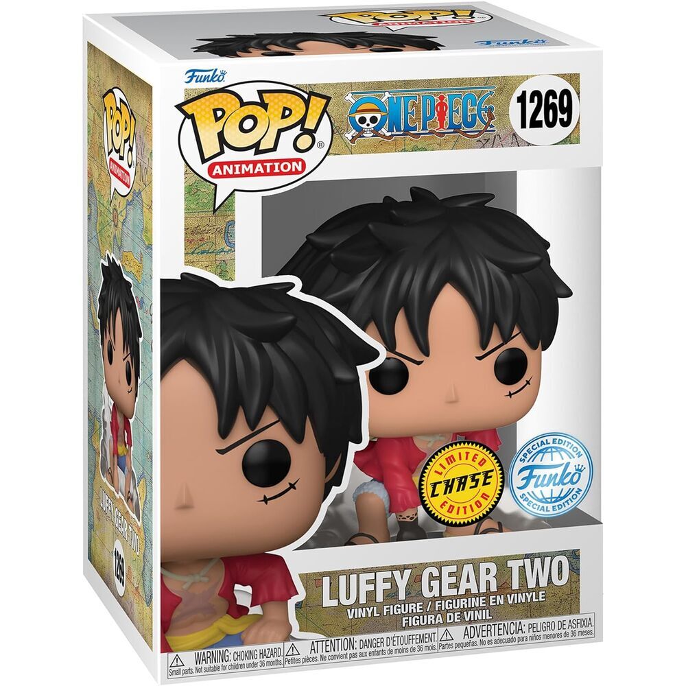 pop figure one piece luffy gear two exclusive chase