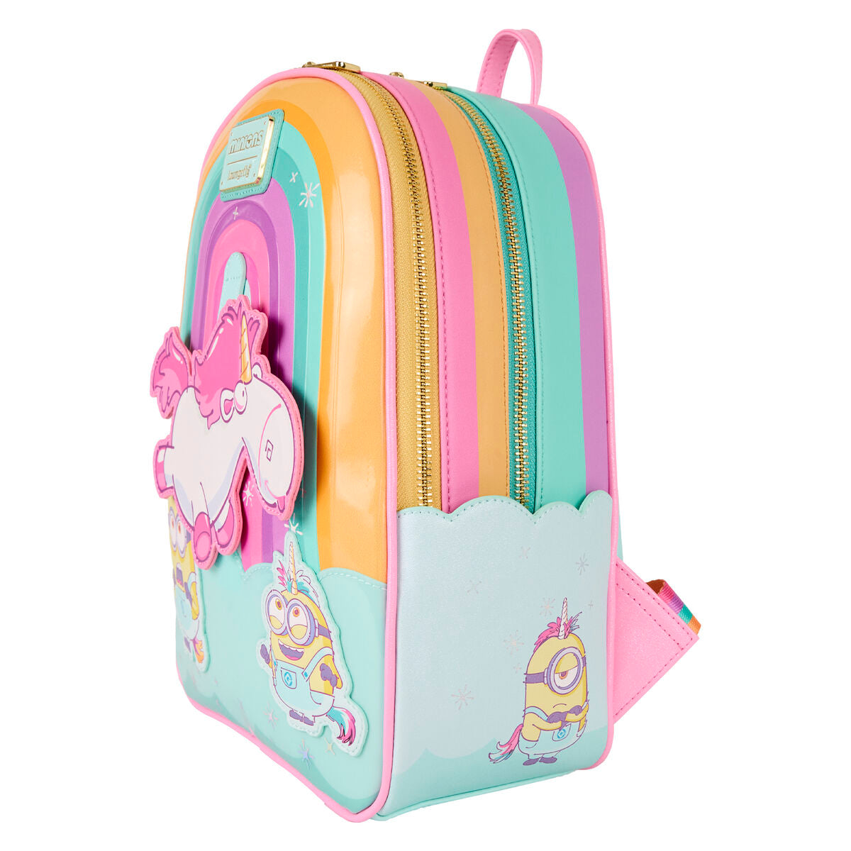 Flauschiger Einhorn Minions Loungefly Rucksack  30 cm