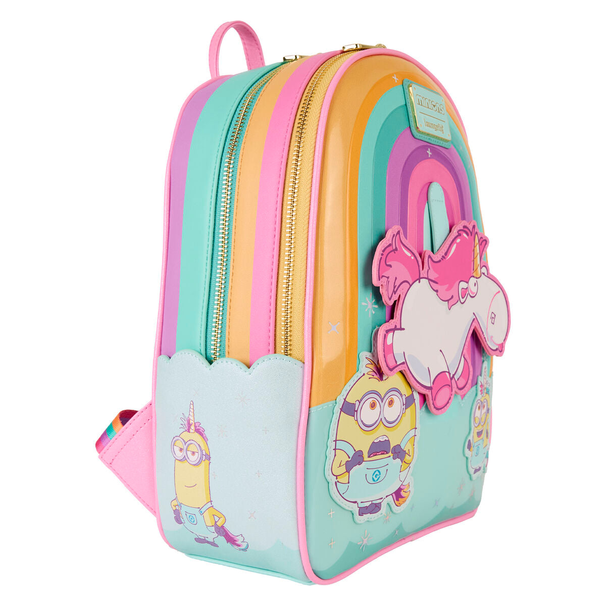 fluffy unicorn minions loungefly backpack 30cm