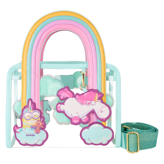 Fluffy Unicorn Minions Loungefly Crossbody Bag