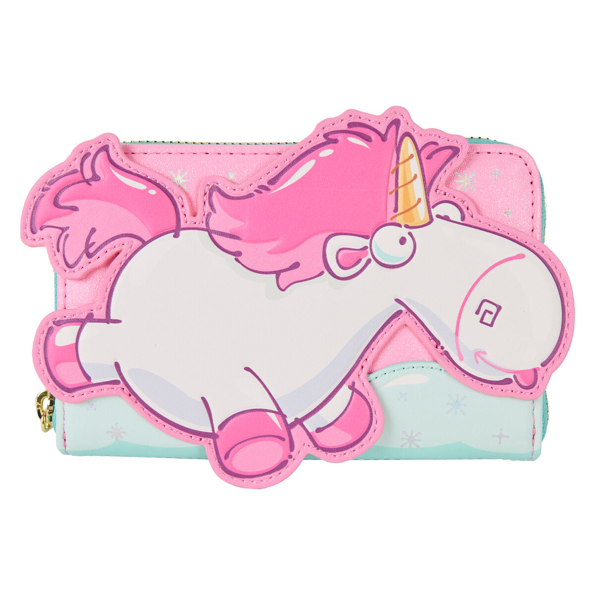 fluffy unicorn minions loungefly wallet