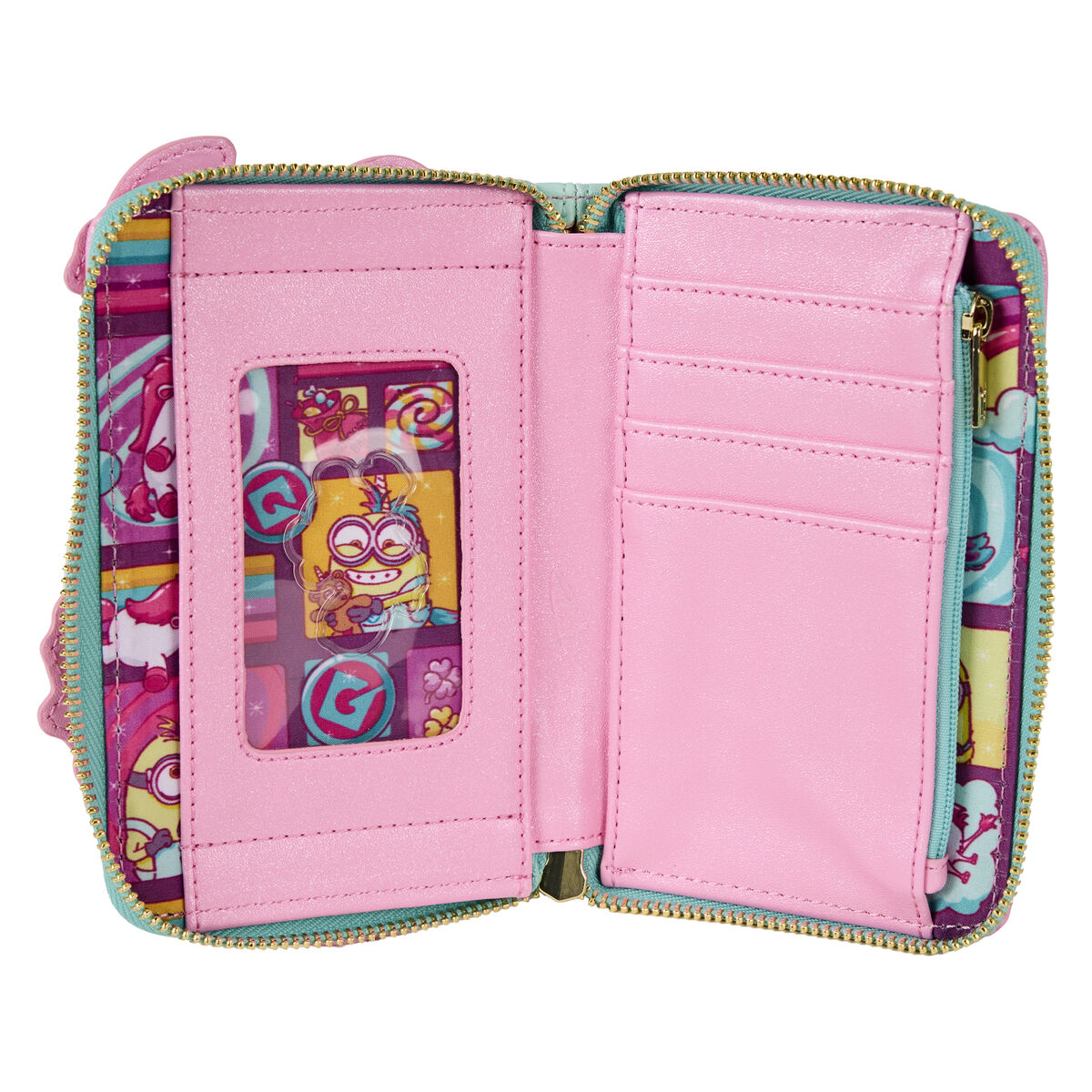 Fluffy Unicorn Minions Loungefly Wallet
