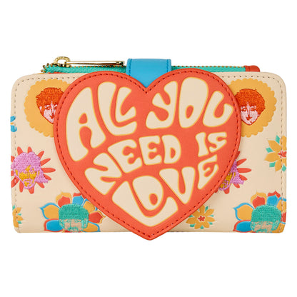 the beatles loungefly wallet