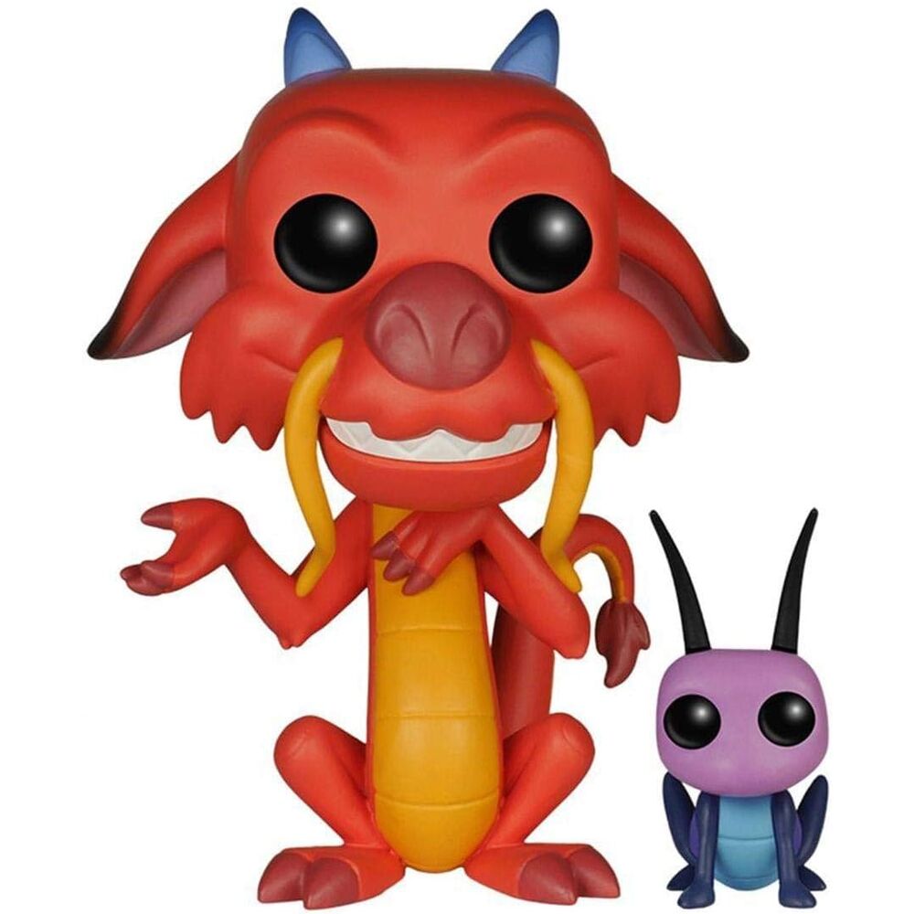 pop figure disney mulan mushu & cricket