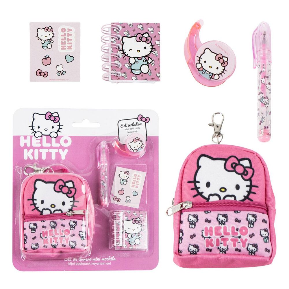 hello kitty mini backpack stationery set