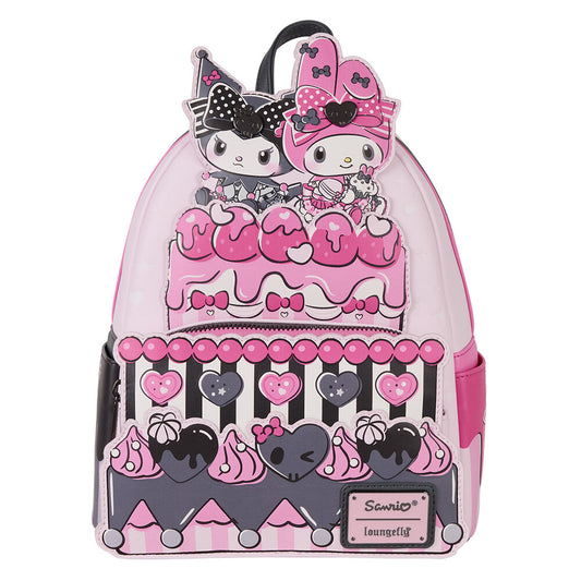 my melody and kuromi sanrio loungefly backpack 26cm