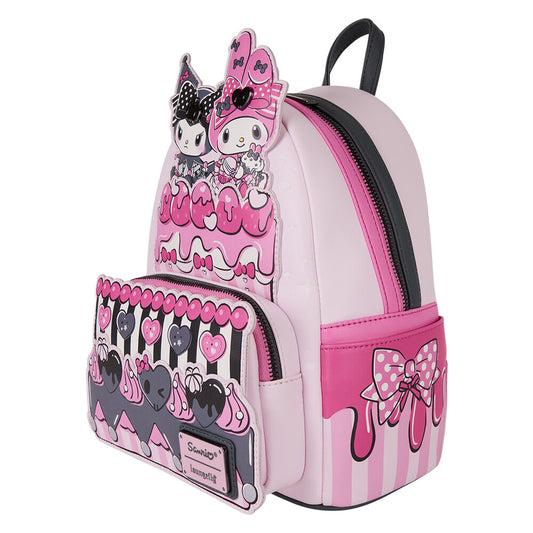 My Melody und Kuromi Sanrio Loungefly Rucksack 26 cm