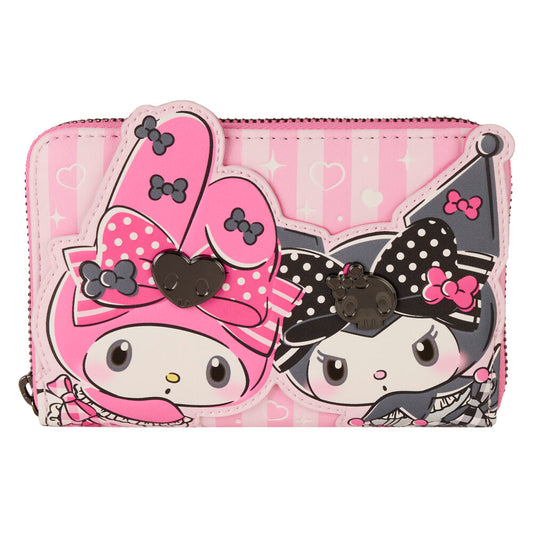 my melody and kuromi sanrio loungefly wallet