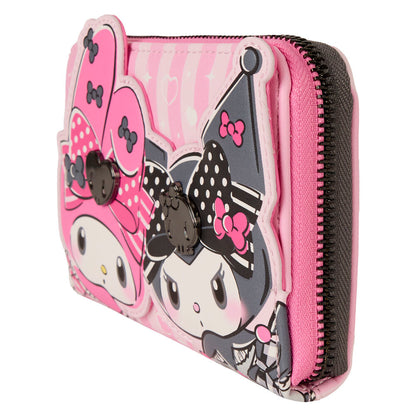 Portefeuille Loungefly Sanrio My Melody et Kuromi