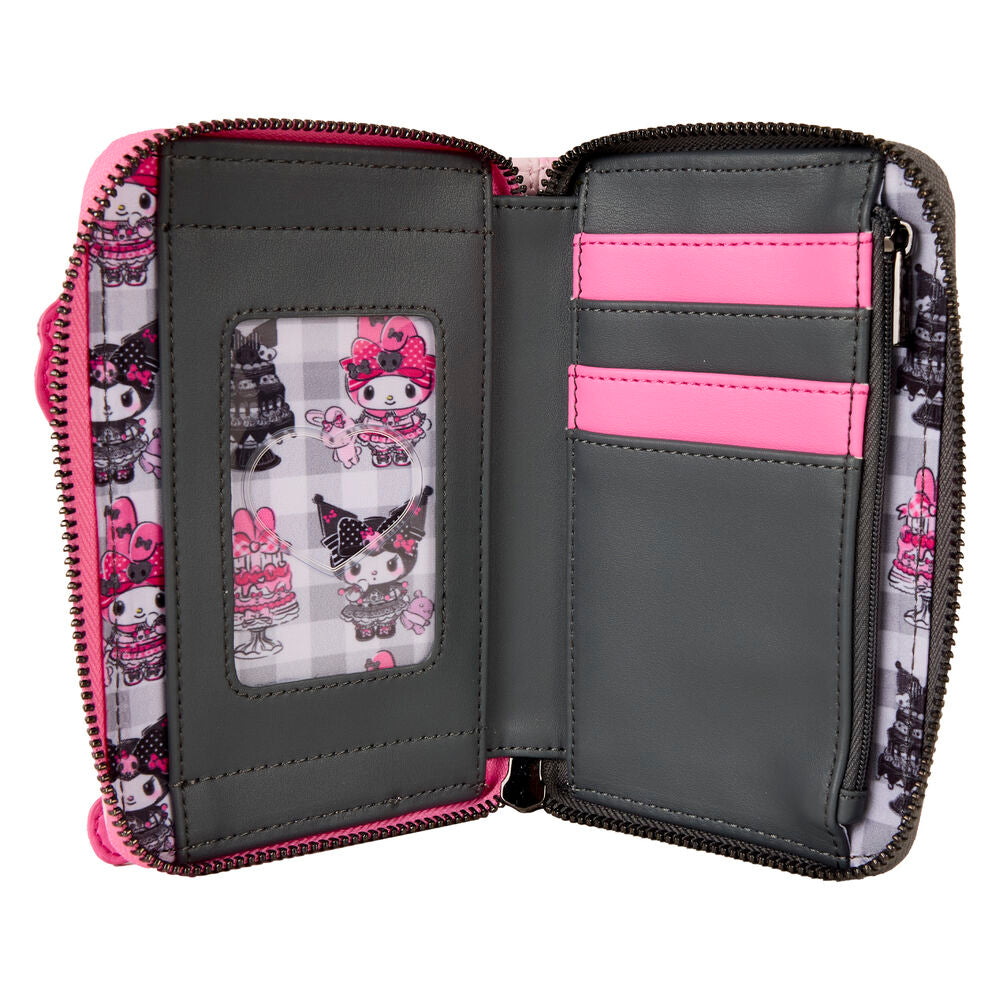 Portefeuille Loungefly Sanrio My Melody et Kuromi