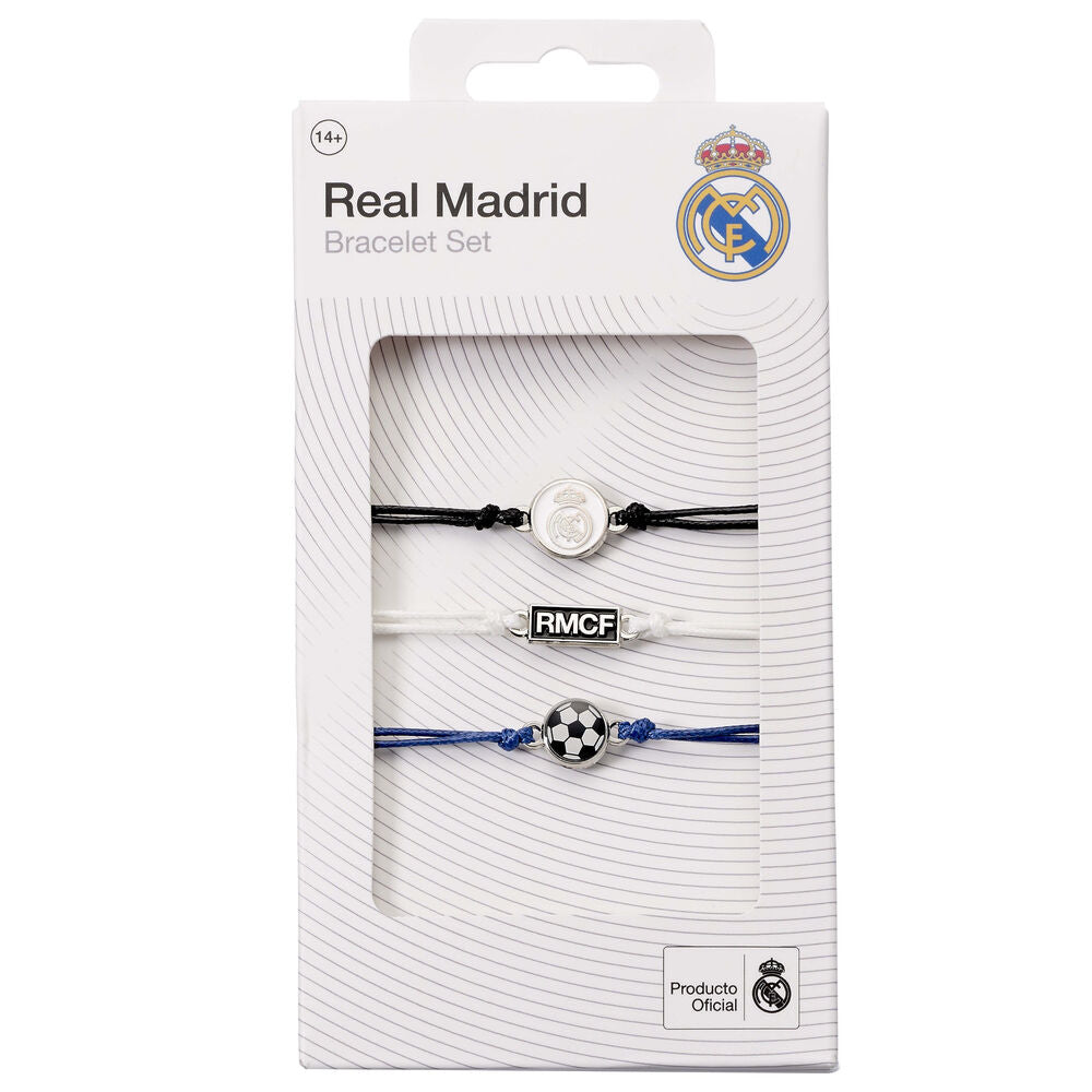 set of 3 real madrid friendship bracelets