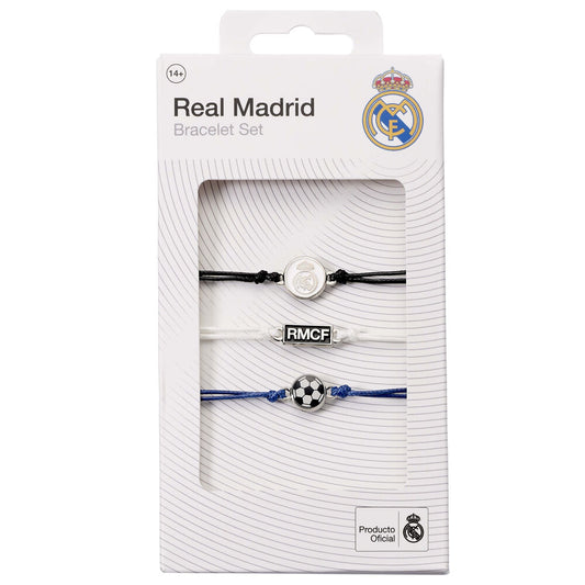 set of 3 real madrid friendship bracelets
