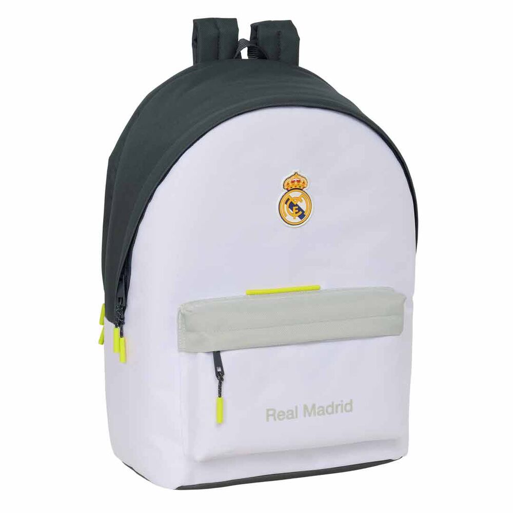 real madrid laptop backpack  usb (25 26  44cm)