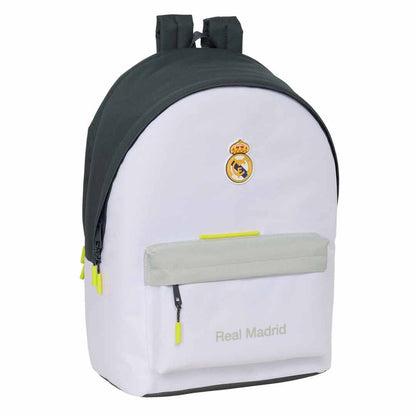 real madrid laptop backpack  usb (25 26  44cm)