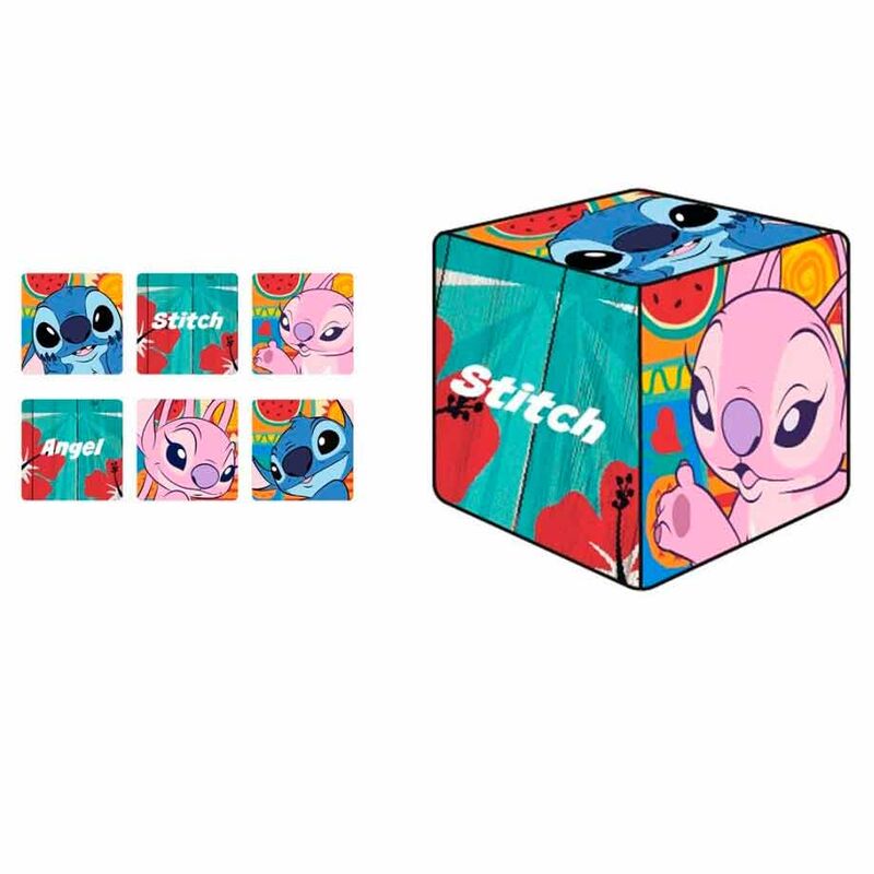 3d stitch disney dice cushion