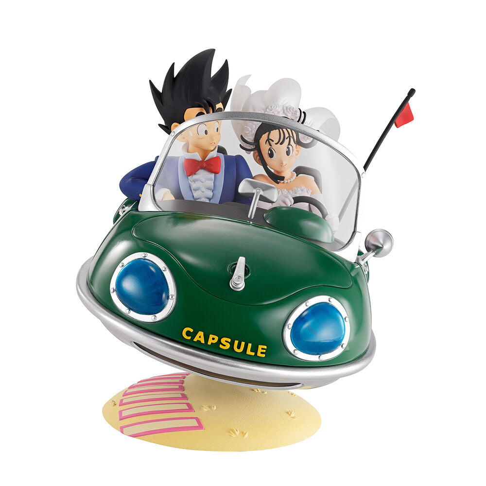 figure ichibansho son goku & chichi snap collection 2 dragon ball 14cm