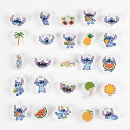 Blister pack of 25 Stitch Disney erasers