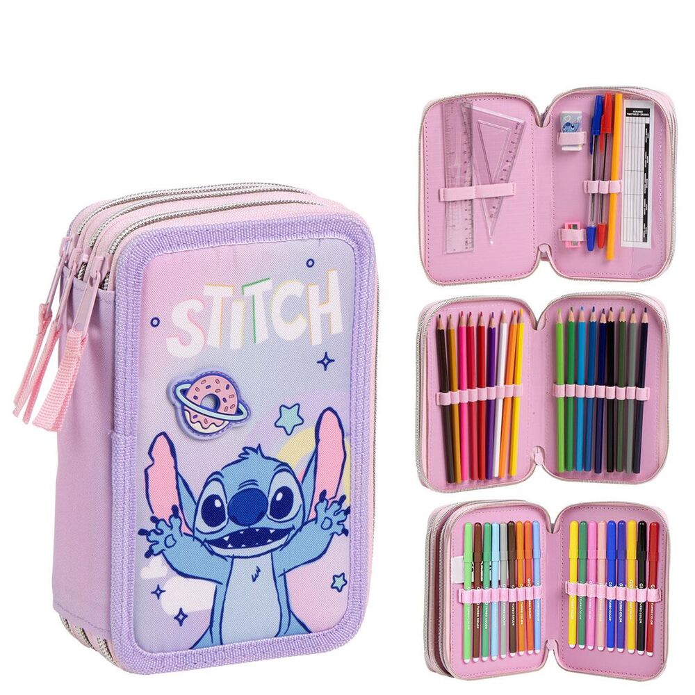 Stitch Disney Triple Pencil Case
