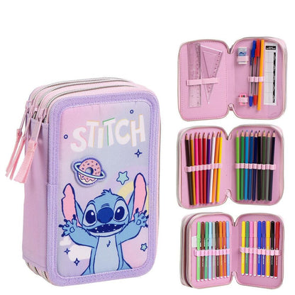 Stitch Disney Triple Pencil Case