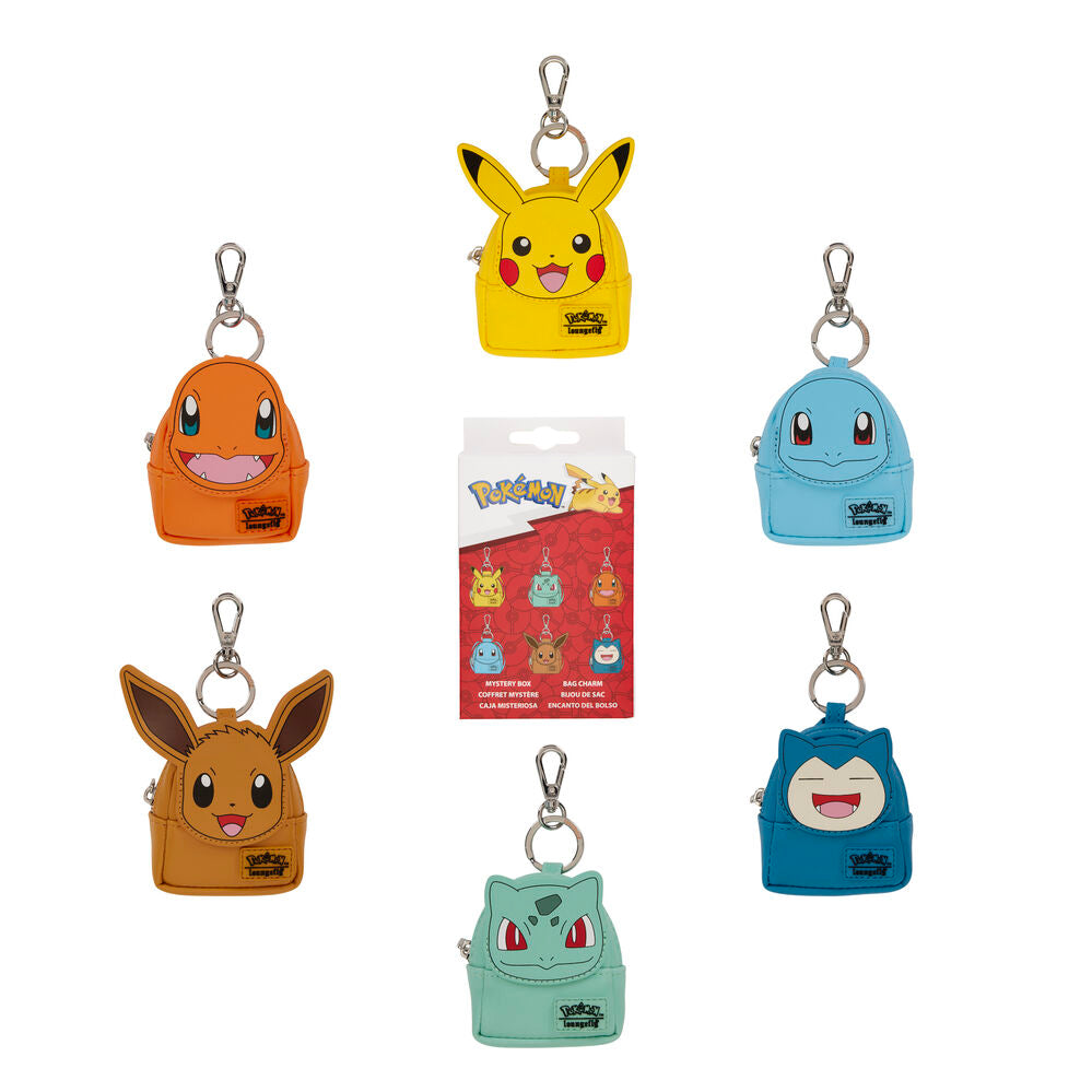 mystery pokemon loungefly mini backpack keychain assorted