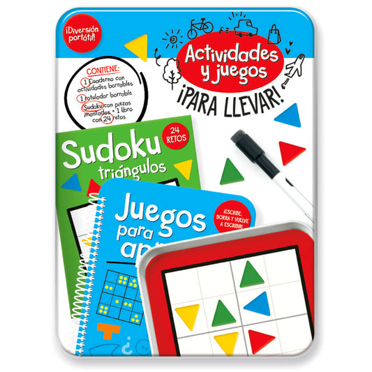 portable activity kit: spanish brain teasers