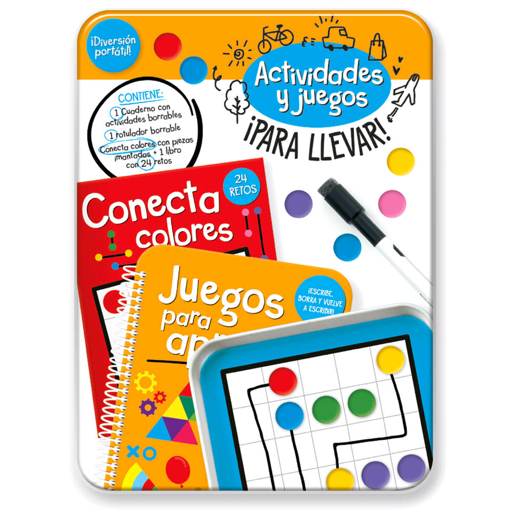 portable activity kit connect colors spanish