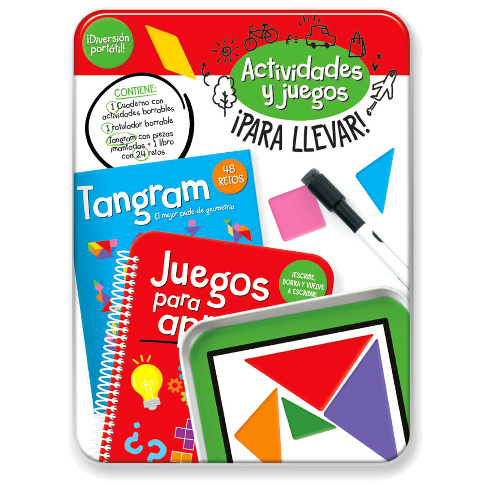 portable tangram activity kit (spanish)