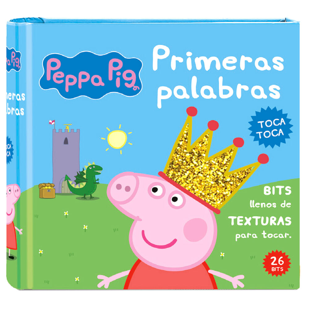 bits textures first words peppa pig spanish