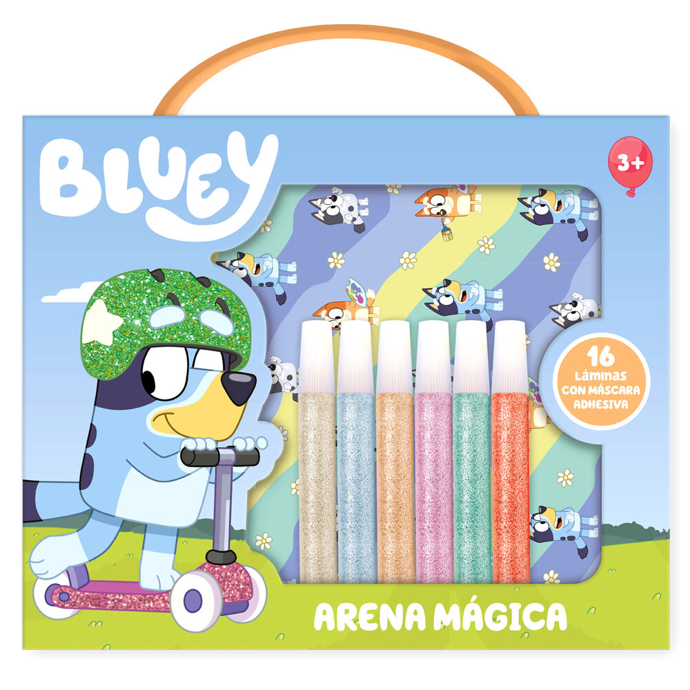 bluey magic sand suitcase