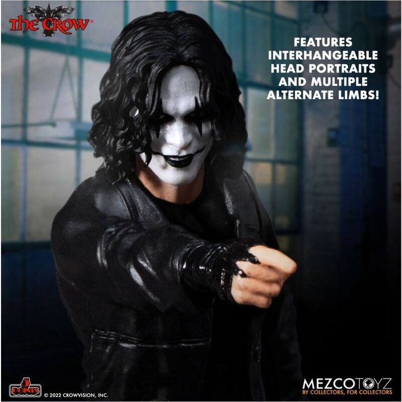 Blister pack of 2 figures The Crow The Crow 10cm
