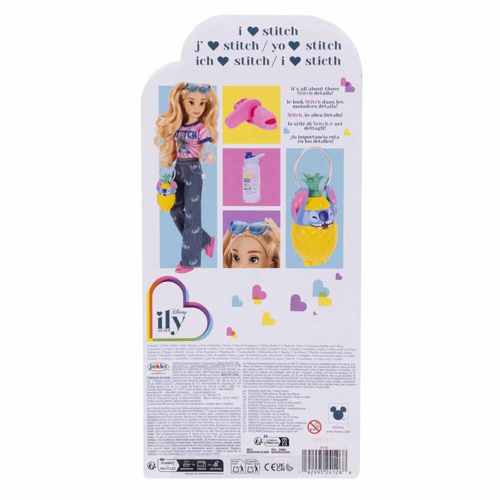 Bambola alla moda Stitch Disney ily 4Ever 25 cm