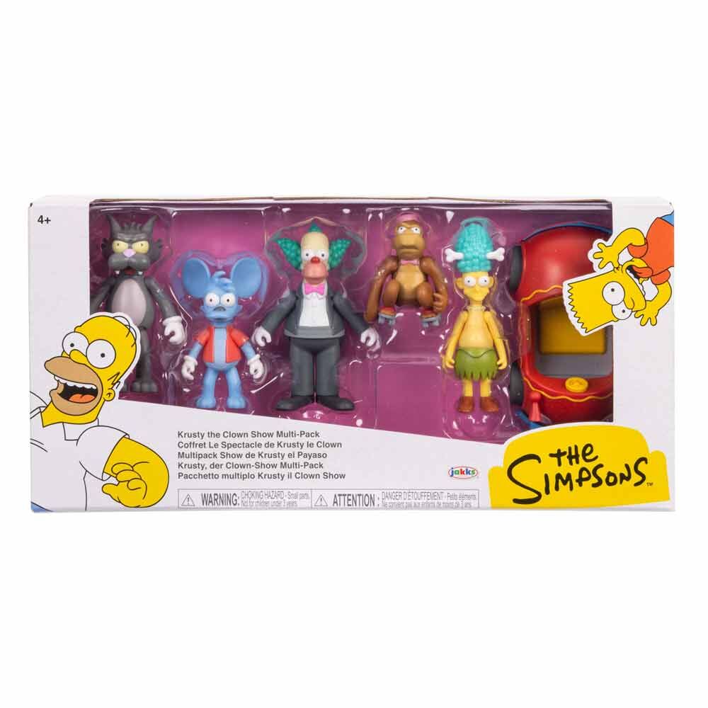 blister pack of 6 simpsons figures  7cm