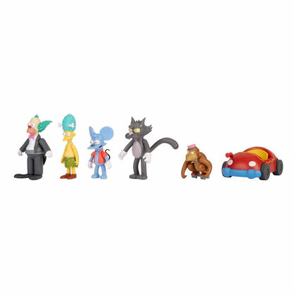 Blister pack of 6 Simpsons figures, 7cm