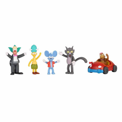Blister pack of 6 Simpsons figures, 7cm