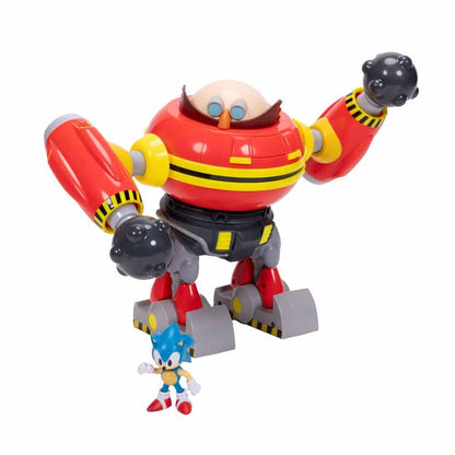 Dr Eggman Deluxe Sonic the Hedgehog Hammer Robot Playset