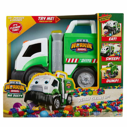 mr dusty garbage truck lights and sound