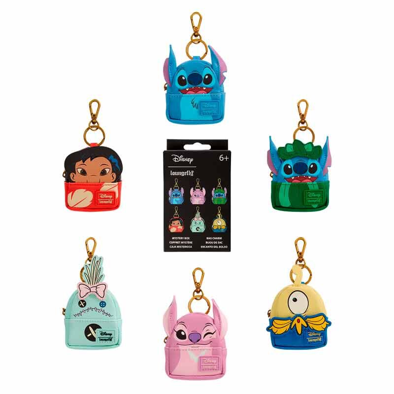 mystery stitch disney loungefly mini backpack keychain assortment