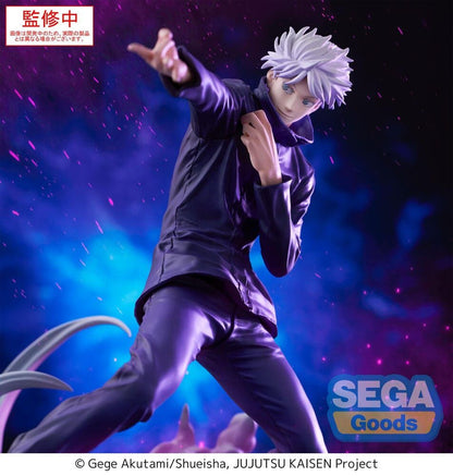 Figura Satoru Gojo Oco Roxo Luminasta Jujutsu Kaisen 21cm