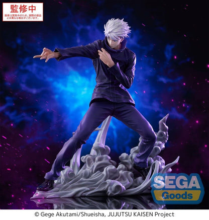 Figura Satoru Gojo Oco Roxo Luminasta Jujutsu Kaisen 21cm