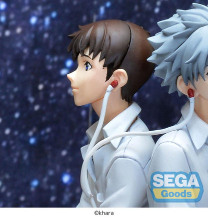 Action figure Shinji & Kaworu Luminasta Shinji Version Rebuild of Evangelion 17cm