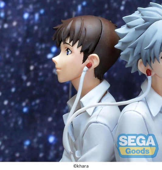 Action figure Shinji & Kaworu Luminasta Shinji Version Rebuild of Evangelion 17cm