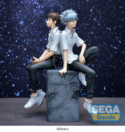 Figure Shinji & Kaworu Luminasta Kaworu Version Rebuild of Evangelion 17cm
