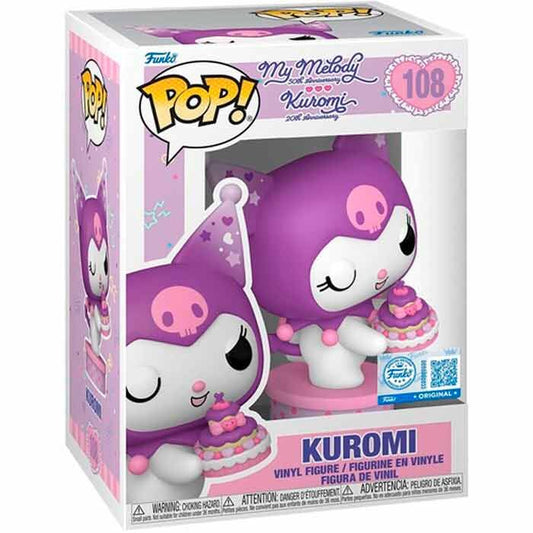 Figura POP exclusiva de Kuromi con pastel