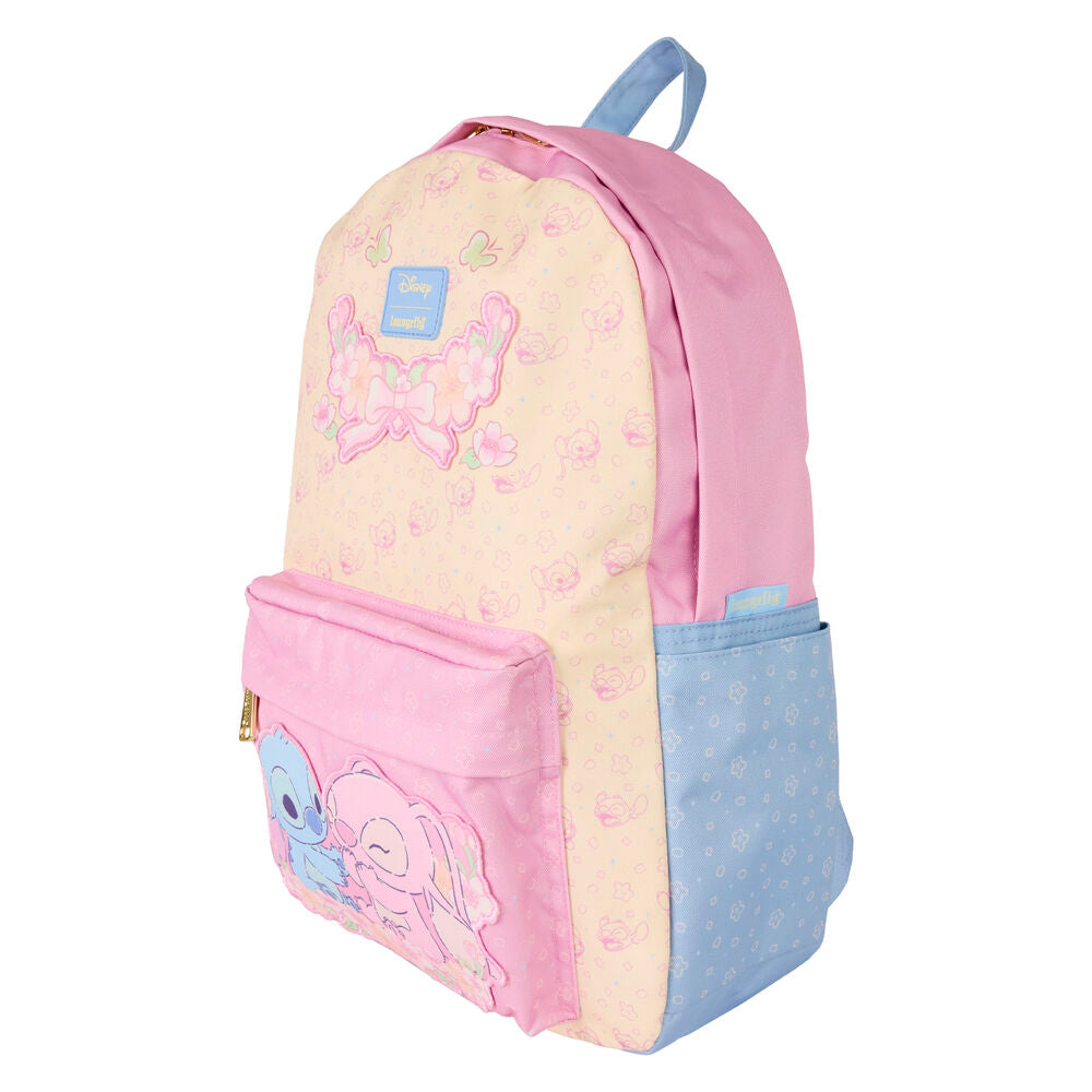 Zaino Loungefly Disney Stitch & Angel Stitch in nylon 43 cm
