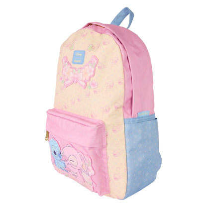Zaino Loungefly Disney Stitch & Angel Stitch in nylon 43 cm