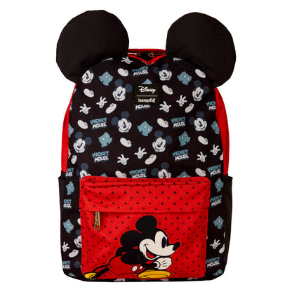 mickey disney loungefly nylon backpack 43cm